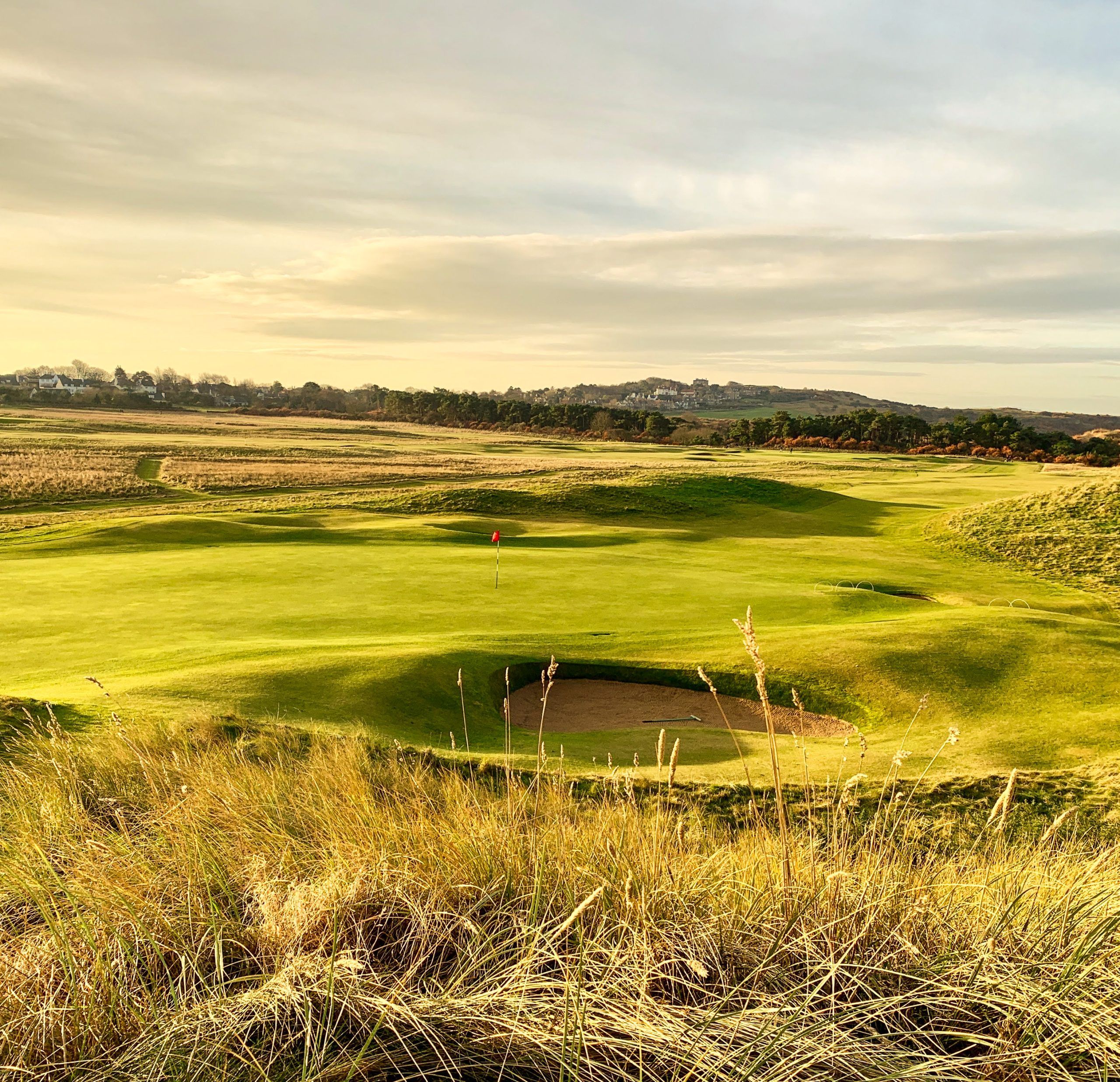 Muirfield golf course in east lothian, scotland